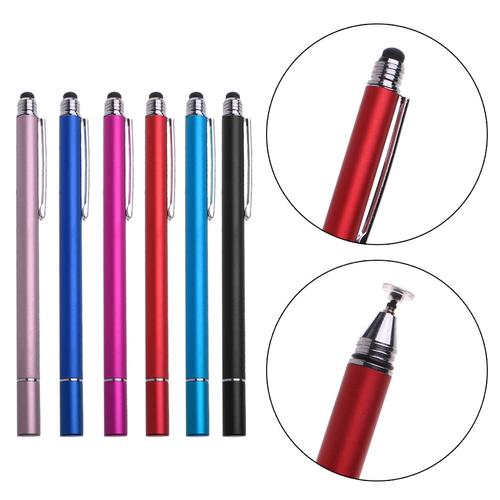 厂家销售笔夹电容笔2合1导电胶头透明吸盘书写流畅点读机触屏笔